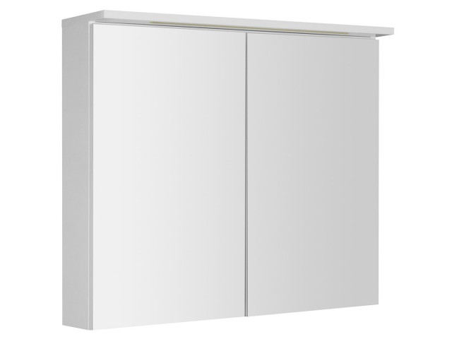 KAWA STRIP galerka s LED osvetlením 80x70x22cm, biela