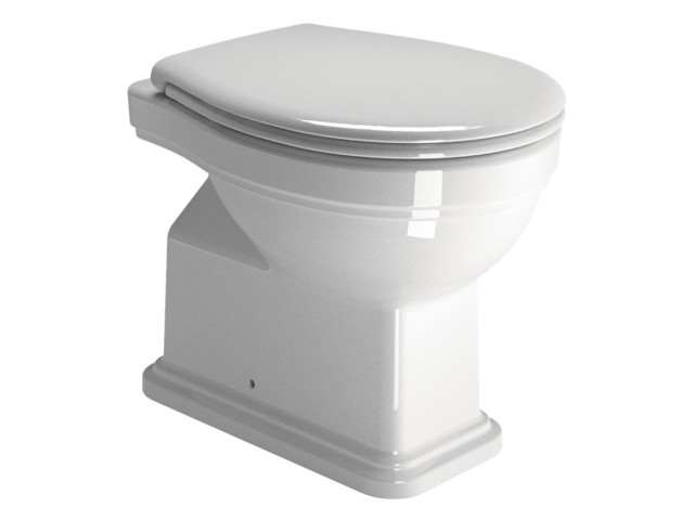 CLASSIC WC misa 37x54 cm, zadný odpad, ExtraGlaze