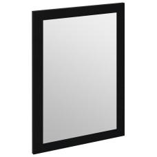 TREOS zrkadlo v ráme 750x500mm, čierna mat