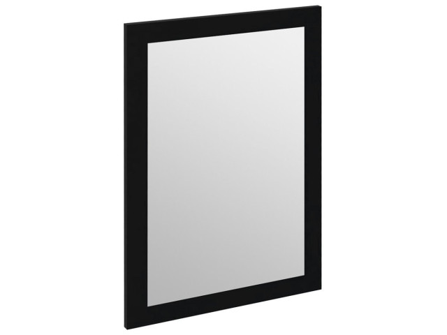 TREOS zrkadlo v ráme 750x500mm, čierna mat