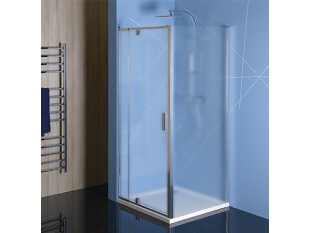 Easy Line obdĺžnik / štvorec sprchový kút pivot dvere 800-900x900mm L / P variant, brick sklo