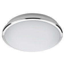 SILVER stropné LED svietidlo,  Ø 29cm, 10W, 230V, 3000K/4000K/6500K, IP44, chróm