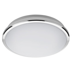 SILVER stropné LED svietidlo,  Ø 29cm, 10W, 230V, 3000K/4000K/6500K, IP44, chróm