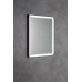 SORT zrkadlo s LED osvetlením 60x80cm, senzor, 2700-6500K, čierna mat