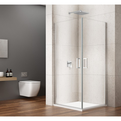 LORO štvorcový sprchový kút 900x900 mm, rohový vstup