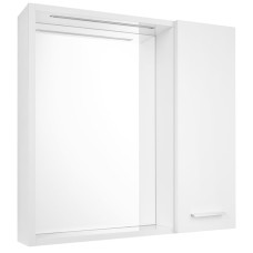 ZOJA/KERAMIA FRESH STRIP galerka s LED osvetlením, 60x60x14cm, pravá, biela