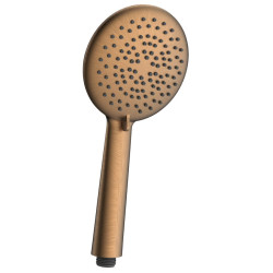 Ručná masážna sprcha, 5 režimov sprchovania, silikónové trysky, priemer 120 mm, ABS/matná meď Ručná masážna sprcha, 5 režimov sprchovania, silikónové trysky, priemer 120 mm, ABS/matná meď