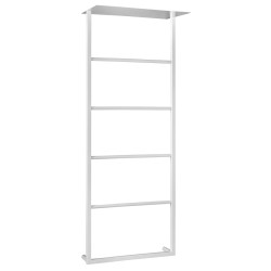 SKA nástenný sušič uterákov s policou 454x1184x252mm, matná biela