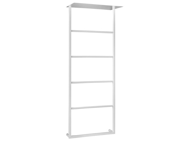 SKA nástenný sušič uterákov s policou 454x1184x252mm, matná biela