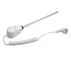 Elektrická vykurovacia tyč s integrovaným termostatom 400W, biela