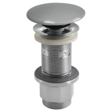 Odtok umývadla 5/4", click-clack, betónová zátka, 10-80 mm, sivá pololesklá