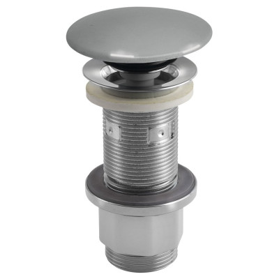 Odtok umývadla 5/4", click-clack, betónová zátka, 10-80 mm, sivá pololesklá Odtok umývadla 5/4", click-clack, betónová zátka, 10-80 mm, sivá pololesklá