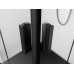 ZOOM BLACK štvorcový sprchový kút 700x700 mm, rohový vstup