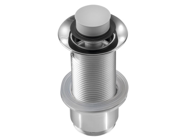 Umývadlová výpusť 5/4“, click-clack, BEZ ZÁTKY