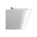 KUBE X WC misa stojaca, Swirlflush, 36x55cm, spodný/zadný odpad, biela ExtraGlaze