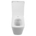 PORTO RIMLESS WC kombi, spodný/zadný odpad, biela