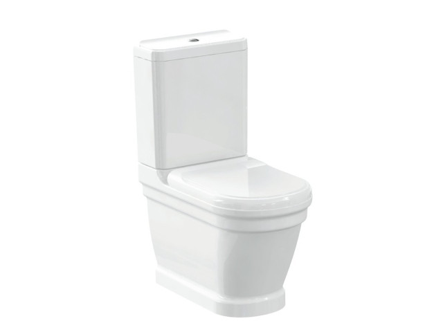 ANTIK WC kombi, spodný/zadný odpad, biely