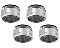 SADA 4x perlátor s vonkajším závitom M24x1, chróm