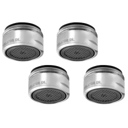 SADA 4x perlátor s vonkajším závitom M24x1, chróm