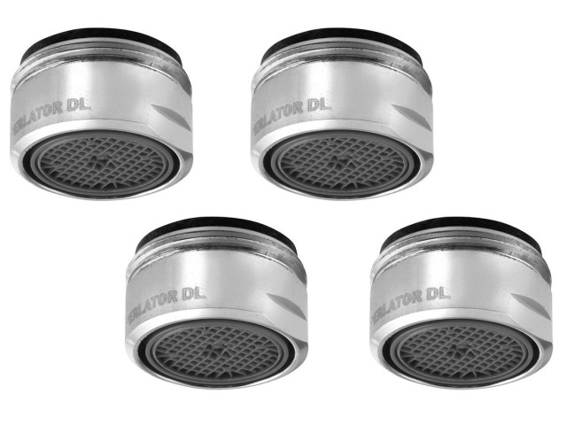 SADA 4x perlátor s vonkajším závitom M24x1, chróm