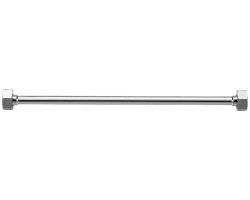 Pevná pripojovacia rúrka FxF 1/2'x1/2', 60 cm, chróm