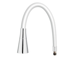 Elastické rameno k batérii 70720, biela-chróm