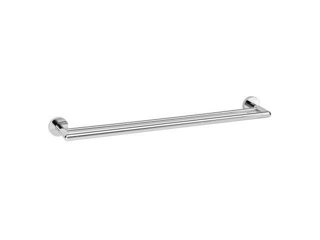 Dvojitý držiak na uteráky LARISSA 600x122mm, chróm
