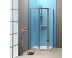 EASY LINE sprchové dvere skladacie 900mm, číre sklo