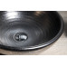 ATTILA keramické umývadlo, priemer 42,5 cm, metalická meď