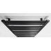 DIRECT radiátor s bočným pripojením 600x1680 mm, matná čierna