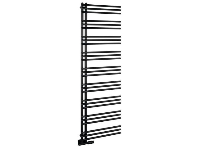 Radiátor POSEIDON 550 x 1740 mm, matná čierna farba