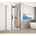 TRINITY BLACK štvorcový sprchový kút 900x900 mm, číre sklo, pravý
