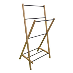 Skladací stojan na uteráky WING 58 x 103 x 35 cm, jaseň