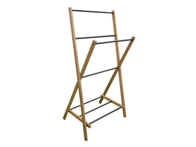 Skladací stojan na uteráky WING 58 x 103 x 35 cm, jaseň