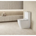 PURA WC kombi, Swirlflush, spodný/zadný odpad, biela ExtraGlaze