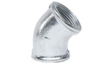 Pozink koleno 45° FF 3/8" 