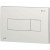 EASY ovládacie tlačidlo 247x165mm, pre predstenové inštalačné systémy, plast, biela