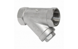 NEREZOVÝ šikmý filter DN8 - 1/4" PN63 Plnoprůtok, -20°C do 180°C