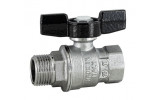 AUREA Guľový kohút MF Motýľ 1/2", PN35, Tmax 140°C