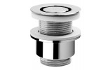 Neuzatvárateľná guľatá výpust pre umývadlá bez prepadu, V 30-45 mm, chróm