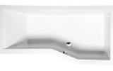 VERSYS R asymetrická vaňa 160x85x70x47cm, biela