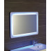 Lord zrkadlo s presahom s LED osvetlením 900x600mm, biela