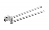 AIDA držiak uterákov dvojitý otočný, 320mm, chróm