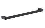PIRENEI držiak uterákov 600x66mm, čierna mat