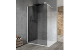VARIO WHITE jednodílná sprchová zástěna k instalaci ke stěně, kouřové sklo, 800 mm