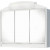 RANO galerka 59x51x16cm, 2xE14, 7-11W, biela plast