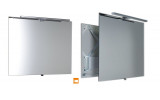 TIRA výsuvné zrkadlo s LED osvetlením 8W 800x600x54-356mm