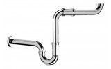 Umývadlový sifón šetriace miesto 1'1/4 odpad 32mm, chróm