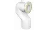 WC koleno 90 °, priemer 110 mm, ABS / biela