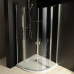 ONE štvrťkruhová sprchová zástena 800x800 mm, číre sklo